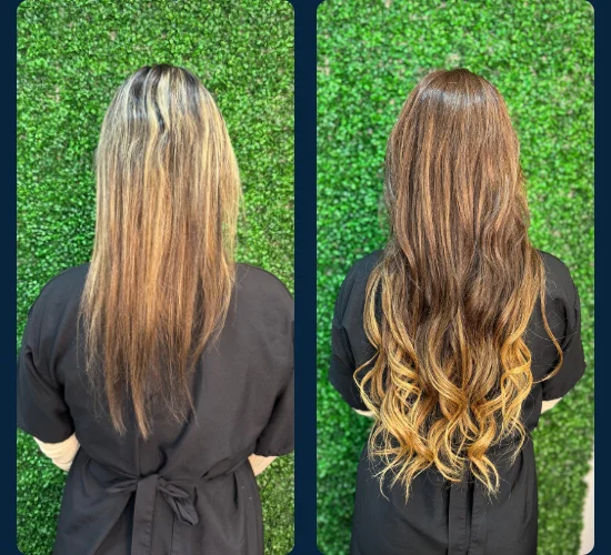Loiro e Megahair