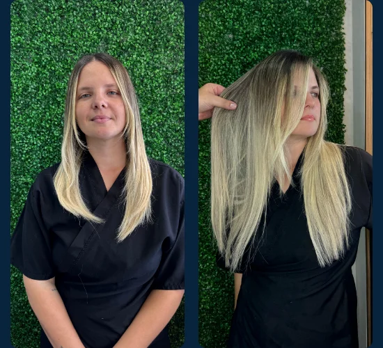 Loiro e Megahair
