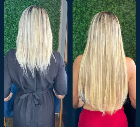 Loiro e Megahair